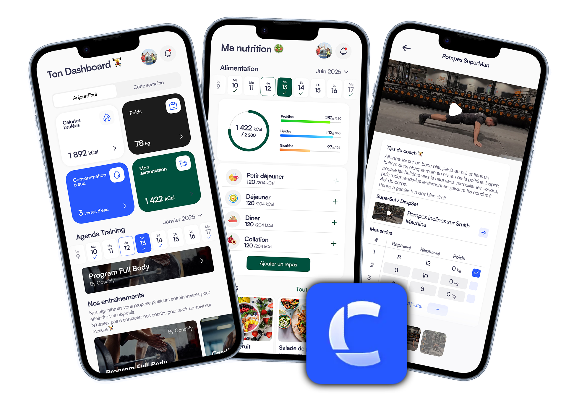 Application de suivi Coachly - Shonen Gym